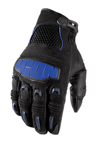 Icon Hooligan 2 Blue Gloves 